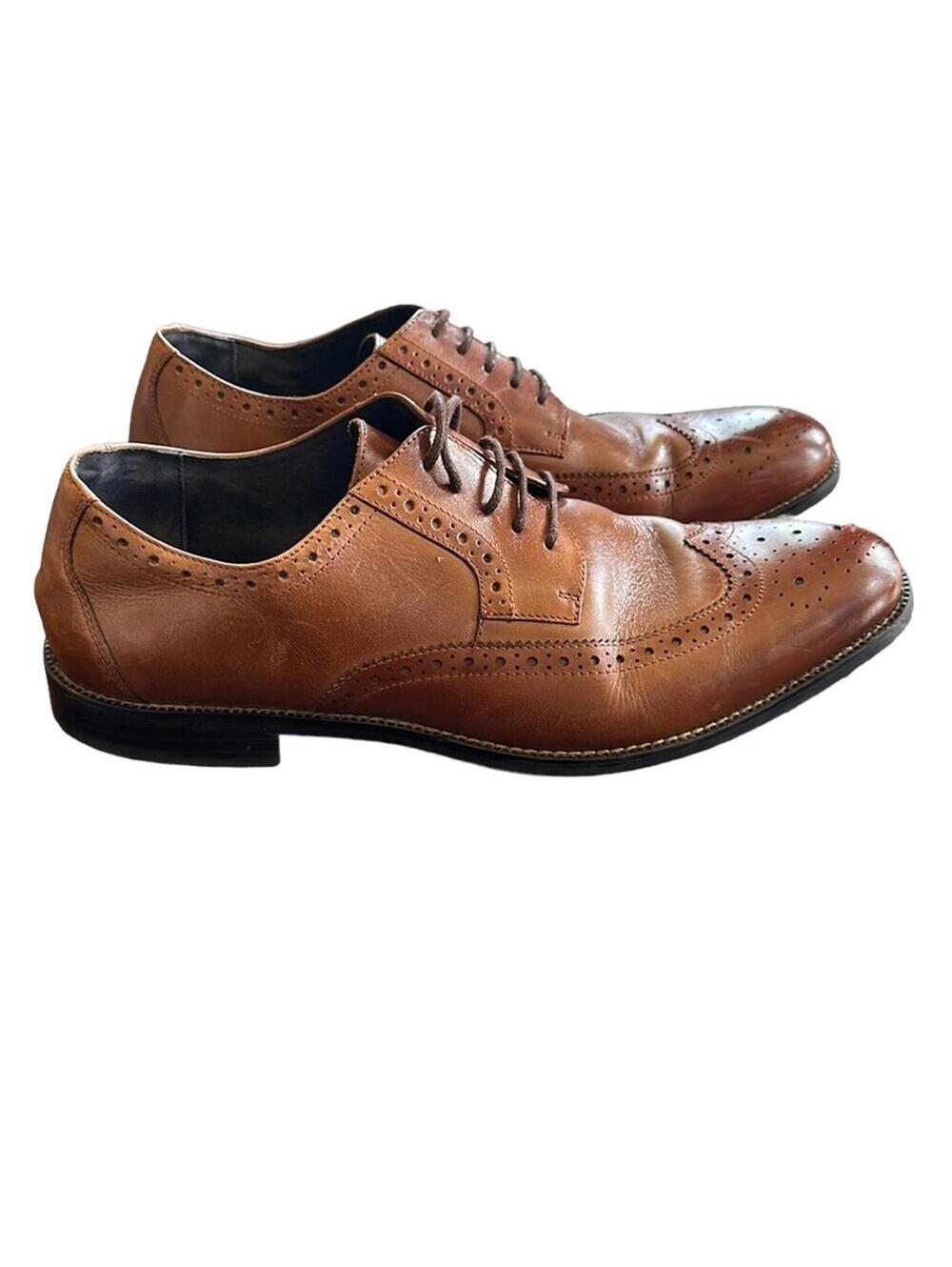 Stacy Adams | Men’s Brown Oxford Wingtips | Size 11M | 0672